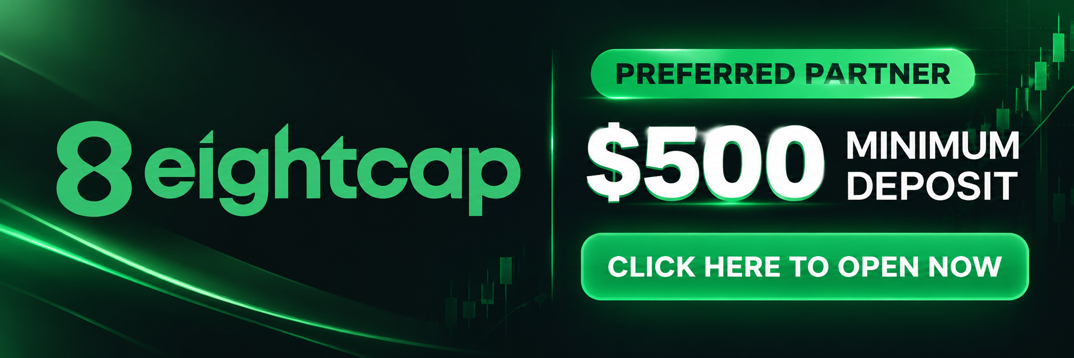 Eightcap: preferred partner, 500 dollar minimum deposit